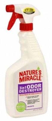 Natures Miracle (Нейчерс Міракл) 3in1 Odor Destroyer Спрей-нейтралізатор неприємних запахів 3 в 1, нейтральний