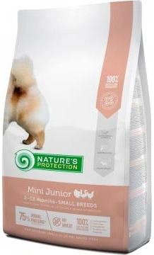 Natures Protection (Натур Протекшн) Mini Junior Сухий корм для цуценят дрібних порід собак з домашньою птицею