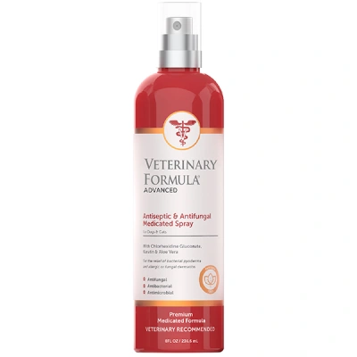 Veterinary Formula (Ветеринарна Формула) Advanced Antiseptic & Antifungal Medicated Spray Спрей для лікування грибкових та інших шкірних захворювань у собак і котів