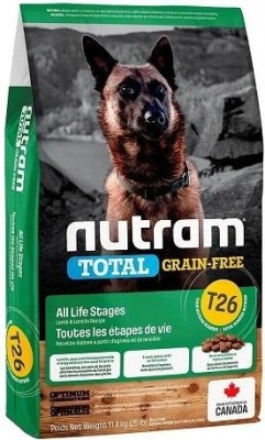 Nutram (Нутрам) T26 Total Grain Free Holistic Lamb & Lentils Беззерновий гіпоалергенний корм для собак з ягням