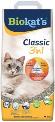 Biokat's (Біокетс) Classic 3in1 Наповнювач для котячого туалету 18 л