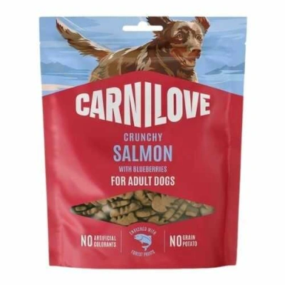 Carnilove (Карнілав) Crunchy Snack Dog Adult Salmon & Blueberries Хрусткі ласощі з лососем і лохиною для дорослих собак різних порід