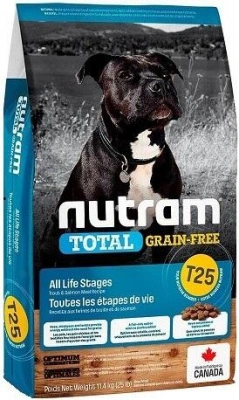 Nutram (Нутрам) T25 Total Grain Free Holistic Salmon & Trout Беззерновий гіпоалергенний корм для собак з лососем і фореллю