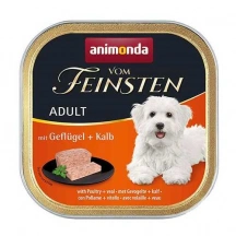 Animonda (Анімонда) Vom Feinsten Poultry & Veal Консервований корм з птицею та телятиною для собак