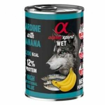 Alpha Spirit (Альфа Спіріт) Dog Adult Sardine & Banana Вологий корм з сардиною і бананом для дорослих собак різних порід img