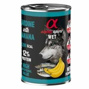 Alpha Spirit (Альфа Спіріт) Dog Adult Sardine & Banana Вологий корм з сардиною і бананом для дорослих собак різних порід