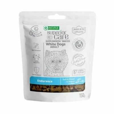 Natures Protection (Натур Протекшн) Superior Care White Dogs Adult Endurance Insects & Rice Ласощі з протеїном комах і рисом для дорослих собак з білою шерстю