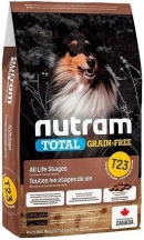 Nutram (Нутрам) T23 Total Grain Free Holistic Turkey, Chicken & Duck Беззерновий корм для собак з індичкою, куркою і качкою img