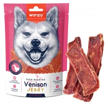 Wanpy (Ванпі) Dog Venison Jerky Ласощі слайси з в'яленої оленини для собак img