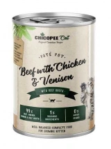 Chicopee (Чікопі) Cat Kitten Pate Beef & Chicken & Venison Консерви з яловичиною, куркою та олениною для кошенят img