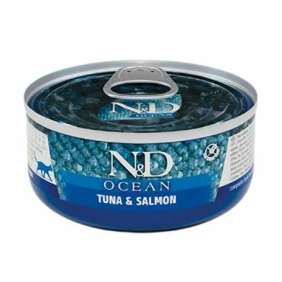 Farmina (Фарміна) N&D Ocean Grain Free Cat Adult Tuna & Salmon Беззерновий вологий корм з тунцем і лососем для котів і кішок