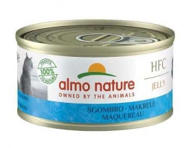 Almo Nature (Альмо Натюр) HFC Adult Cat Jelly & Mackerel Консерви зі скумбрією для дорослих котів і кішок, шматочки в желе