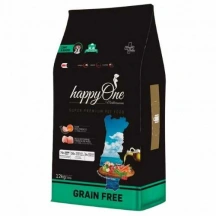 happyOne (хеппі Ван) Mediterraneum Dog Lights & Senior Fresh Meat Беззерновий сухий корм з птахом для малоактивних і літніх собак img
