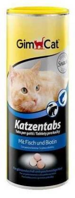GimCat (ДжимКет) Katzentabs Вітаміни з лососем для котів та кішок для покращення травлення