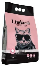 Lindocat (Ліндокет) Prestige Baby Powder Бентонітовий наповнювач для котячого туалету з ароматом дитячої присипки, з крупною гранулою