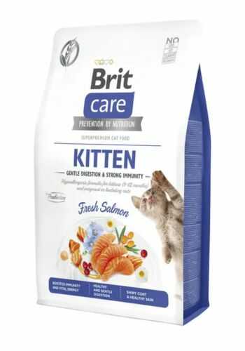 Гипоаллергенный корм для котят с чувствительным пищеварением Brit Care Grain Free Kitten Gentle Digestion Strong Immunity