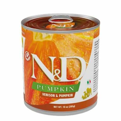 Farmina (Фарміна) N&D Pumpkin Grain Free Dog Adult All Breeds Venison Беззерновий вологий корм з гарбузом і олениною для собак різних порід