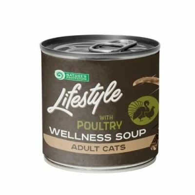Natures Protection (Натур Протекшн) Lifestyle Cat Adult Longhaired Wellness Soup Poultry Суп із домашньої птиці для довгошерстих котів і кішок