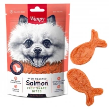 Wanpy (Ванпі) Dog Salmon Fish Shape Bites Ласощі з лососем для котів і кішок img