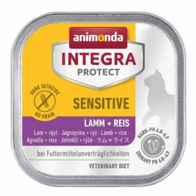 Animonda (Анімонда) Integra Protect Cat Sensitiv Lamb & Rice Ветеринарна консерва з ягням і рисом при харчовій непереносимості у котів і кішок