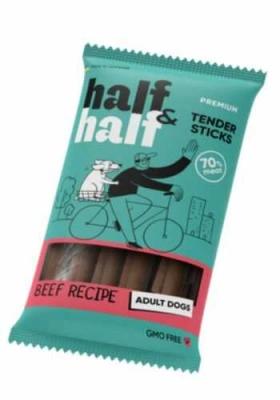 Half & Half (Халф енд Халф) Dog Adult Tender Sticks М'ясні палички з яловичиною для дорослих собак