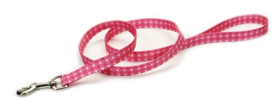 Coastal (Костал) Pet Attire Style Повідець для собаки, 2,5 см/1,8 м рожева точка