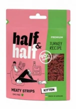 Half & Half (Халф енд Халф) Cat Kitten Meaty Strips Ласощі з індичкою для кошенят img