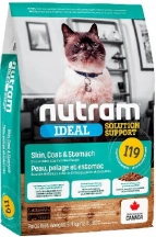 Nutram (Нутрам) I19 Skin Coat Stomach Сухий корм для котів і кішок з чутливим шлунком