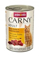 Animonda (Анимонда) Carny Adult Beef & Chicken & Duck Hearts 200 гр Консерва с говядиной, курицей и утиным сердцем для котов и кошек Animonda (Анімонда) Carny Adult Beef & Chicken & Duck Hearts 200 гр Консерва з яловичиною, куркою та качиним серцем для котів та кішок img
