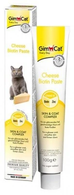 GimCat (ДжимКет) Cheese Biotin Paste Паста з сиром та біотином для для котів та кішок