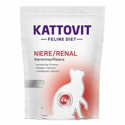 Kattovit (Катовіт) Veterinary Niere Renal Poultry Dry Дієтичний сухий корм з птахом для котів і кішок із захворюваннями нирок