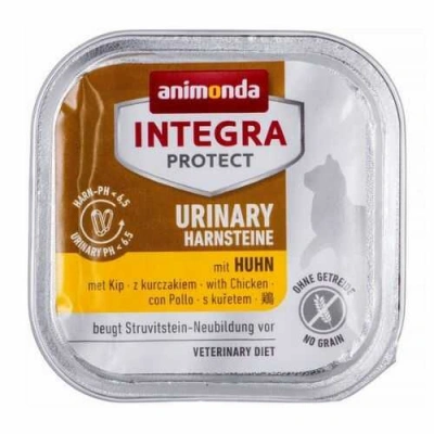 Animonda (Анімонда) Integra Protect Cat Urinary Struvit Chicken Alutray Ветеринарна консерва з куркою для профілактики утворення струвітних каменів у котів і кішок