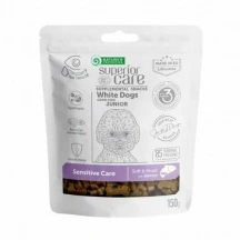 Natures Protection (Натур Протекшн) Superior Care White Dogs Junior Sensitive Care Grain Free Salmon Беззернові ласощі з лососем для білих молодих собак з чутливим травленням img