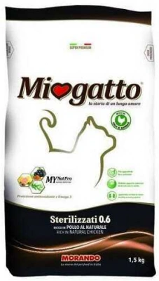Morando (Морандо) MioGatto Sterilised Chicken Корм ​​для стерилізованих котів і кішок з куркою