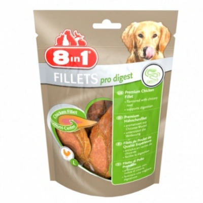 8in1 (8в1) Fillets Pro Digest Ласощі для собак з курячим філе