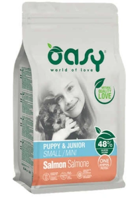 Oasy (Озі) OAP Dog Puppy Small & Mini breeds Salmon Сухий корм з лососем для цуценят дрібних і мініатюрних порід