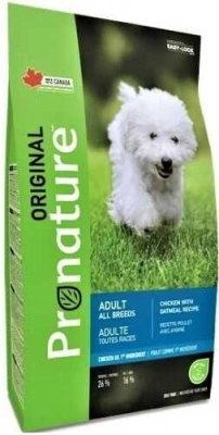 Pronature Original (Пронатюр Оріджинал) Adult All Breeds Chicken & Oatmeal 340 гр Сухий корм для собак всіх порід з куркою