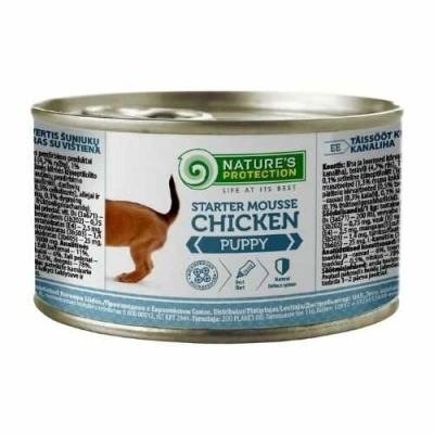 Natures Protection (Натур Протекшн) Puppy Starter Mousse Chicken Вологий корм мус із курячим м'ясом для цуценят