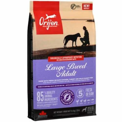 Orijen (Оріджен) Dog Adult Large Breed Chicken, Turkey & Fish Сухий беззерновий корм з куркою, індичкою та рибою для дорослих собак великих порід