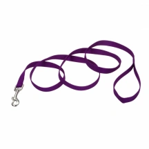 Coastal (Костал) Nylon Training Нейлоновый поводок для больших собак, 2,5 см/1,8 м пурпурный img