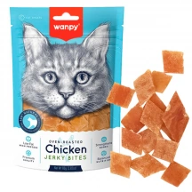 Wanpy (Ванпі) Cat Chicken Jerky Bites Ласощі зі шматочків в'яленої курки для котів і кішок img