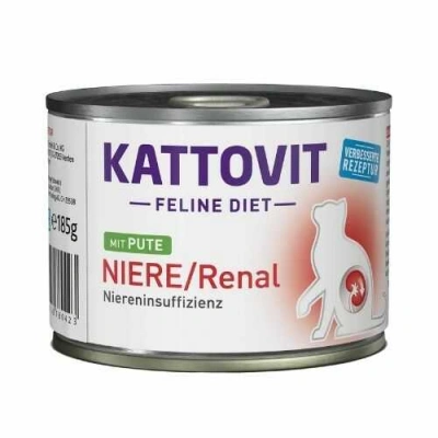 Kattovit (Каттовіт) Veterinary Niere Renal Turkey Wet Дієтичний вологий корм з індичкою для котів із захворюваннями нирок