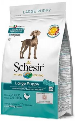 Schesir (Шезір) Dog Large Puppy Chicken Сухий монопротеїновий корм з куркою для цуценят великих порід