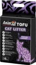 AnimAll Tofu (ЕнімАлл Тофу) Cat litter Наповнювач соєвий для котячого туалету з ароматом лаванди img