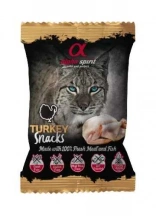 Alpha Spirit (Альфа Спіріт) Turkey Snacks Cat Напіввологі ласощі з індичкою для котів та кішок, кубики img