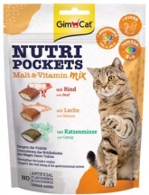 GimCat (Джим Кет) Nutri Pockets Ласощі для кішок Мультивітамін мікс