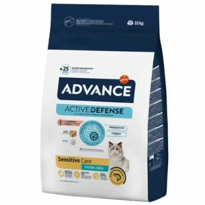 Advance (Адванс) Cat Sterilized Sensitive Salmon 10 кг Гіпоалергенний корм для стерилізованих котів і кішок з чутливим травленням