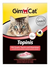 GimCat (ДжимКет) Topinis Вітаміни для котів та кішок Сир для покращення мікрофлори кишечника