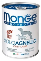 Monge (Монж) Monoprotein Dog Solo Монопротеїновий паштет для собак з ягням img