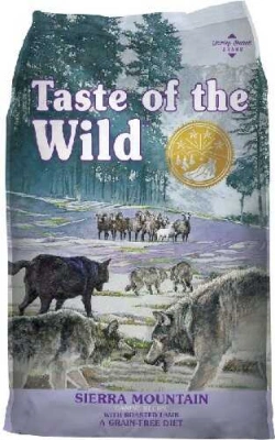 Taste of the Wild (Тейст оф зе Вайлд) Sierra Mountain Беззерновий корм для собак зі смаженим ягням